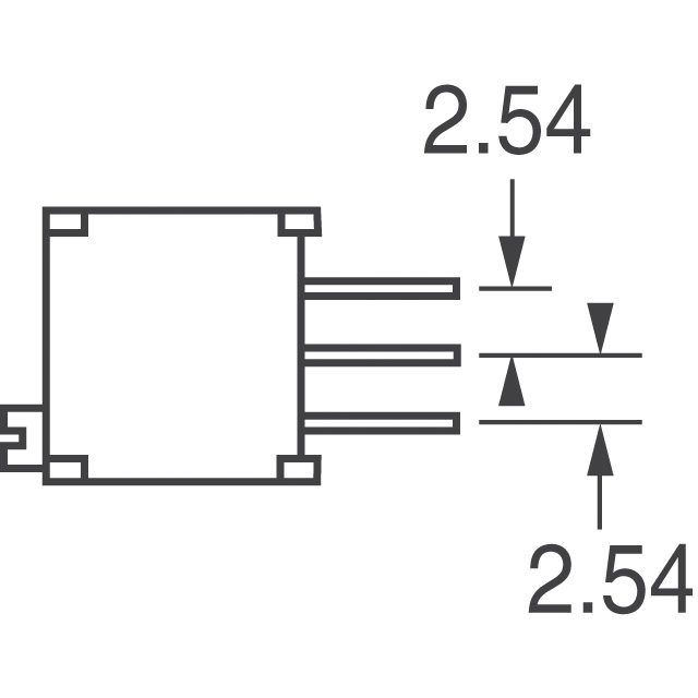 3296W-1-501R Bourns Inc.  Trimmer Potentiometers